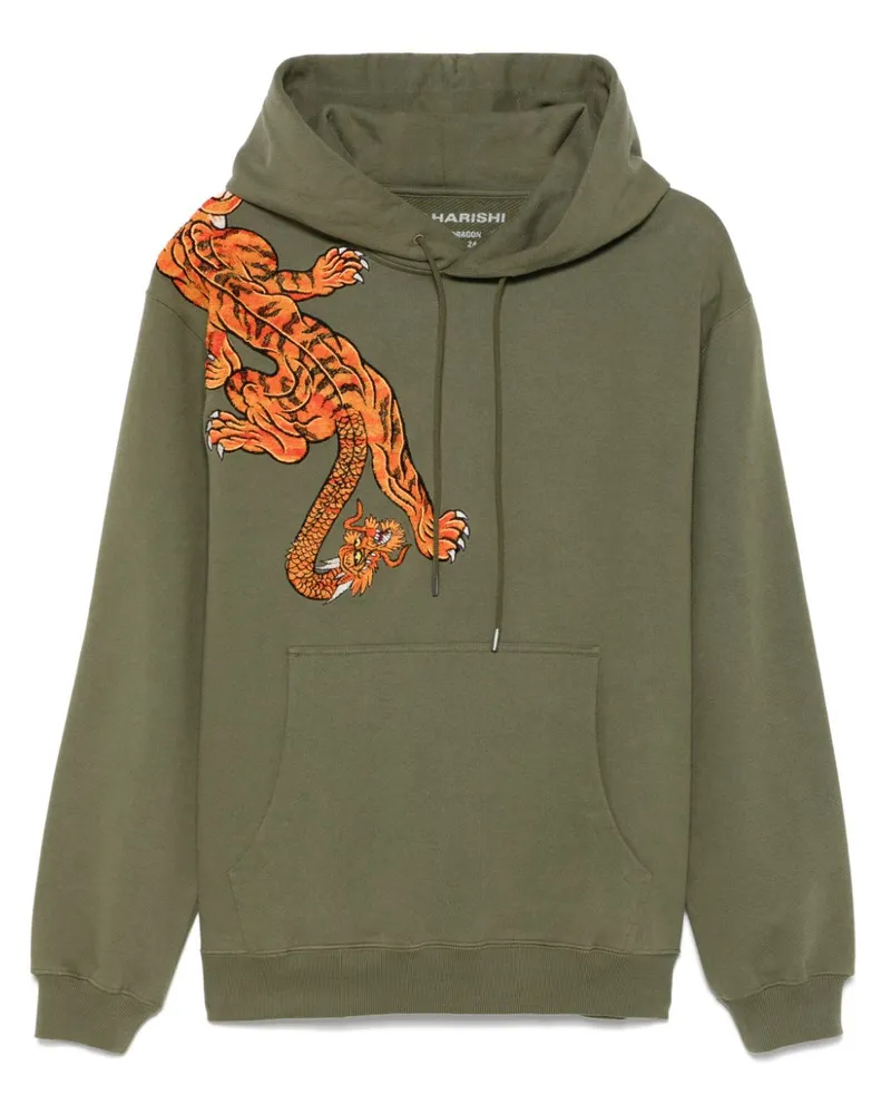 maharishi Panther Chimera Hoodie - Grün Grün