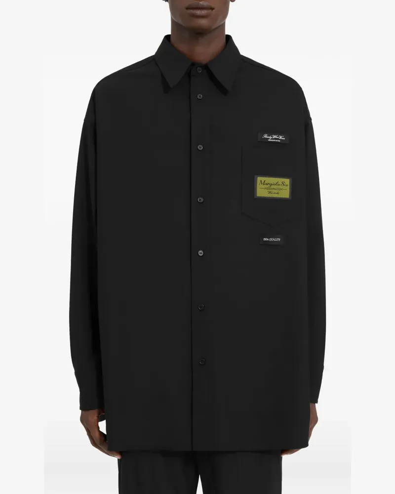 Maison Margiela Langärmeliges Hemd - Schwarz Schwarz