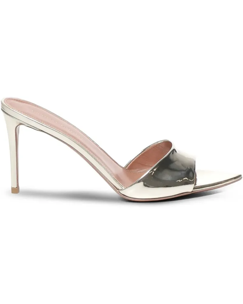 Giuliano Galiano Alixia Mules 80mm - Silber Silber