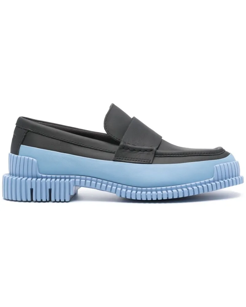 Camper Zweifarbige Loafer - Schwarz Schwarz