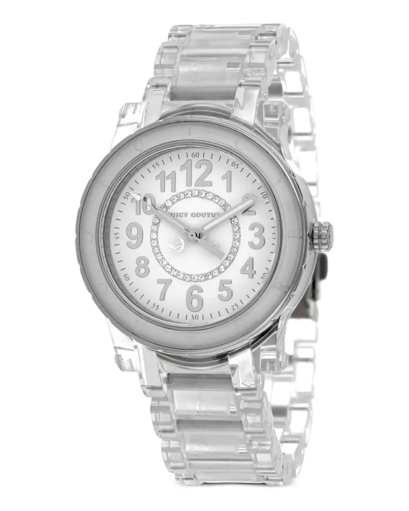 Juicy Couture HRH crystal-embellished 37mm watch - Weiß Weiß