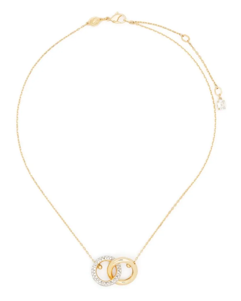 Swarovski Halskette mit Kristallanhänger - Gold Gold