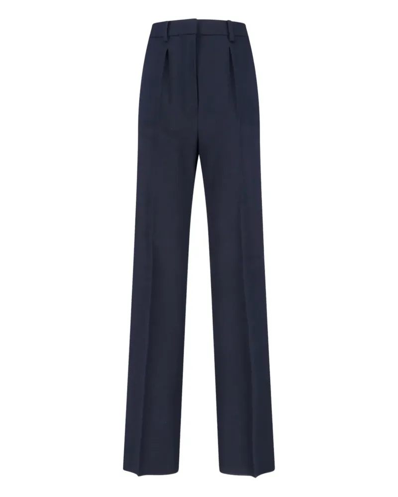 Max Mara high-waisted trousers - Blau Blau
