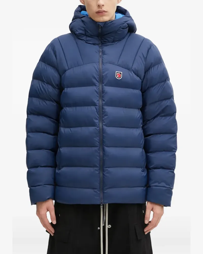 Fjäll Räven Expedition Kapuzenjacke - Blau Blau