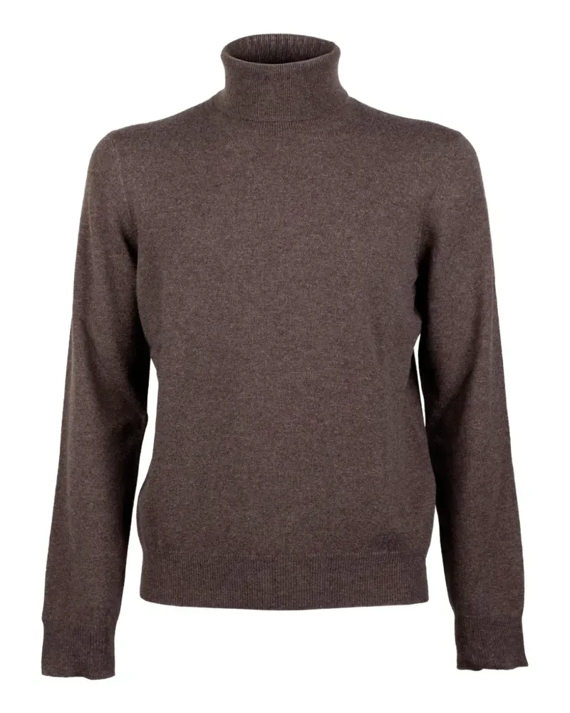 Gran Sasso Gestrickter Rollkragenpullover - Braun Braun