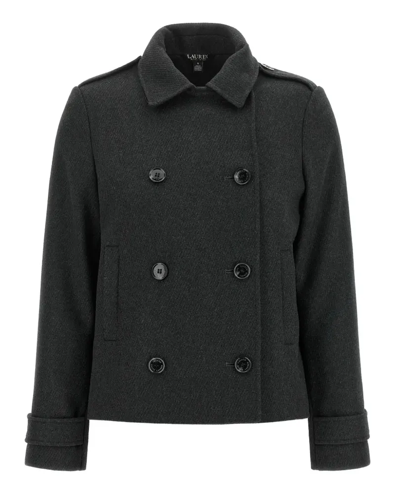 Ralph Lauren Doppelreihiger Mantel - Grau Grau