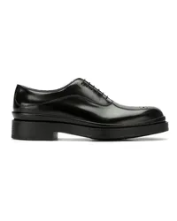 Prada Klassische Oxford-Schuhe Schwarz