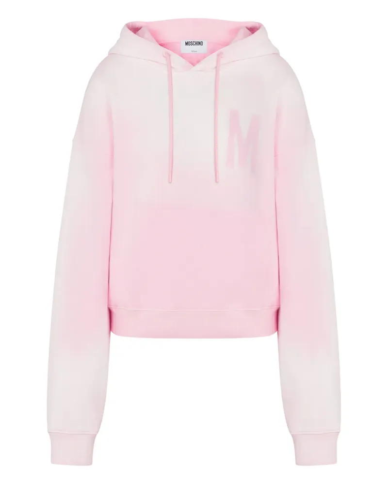 Moschino Hoodie mit Logo - Rosa Rosa