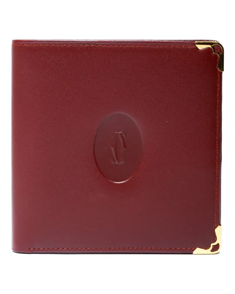 Cartier 2000s Must leather wallet - Rot Rot