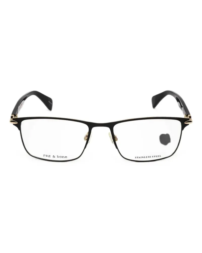 Rag & Bone rectangle-frame glasses - Schwarz Schwarz