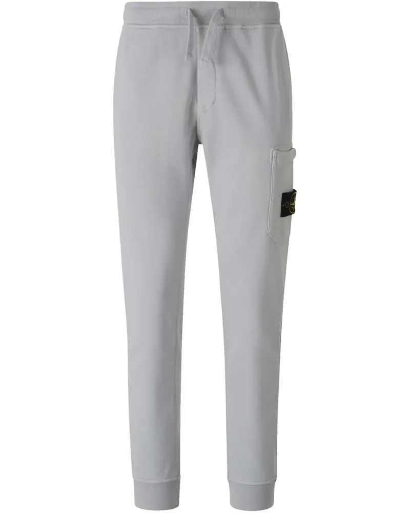 Stone Island Jogginghose mit Kompass-Patch - Grau Grau