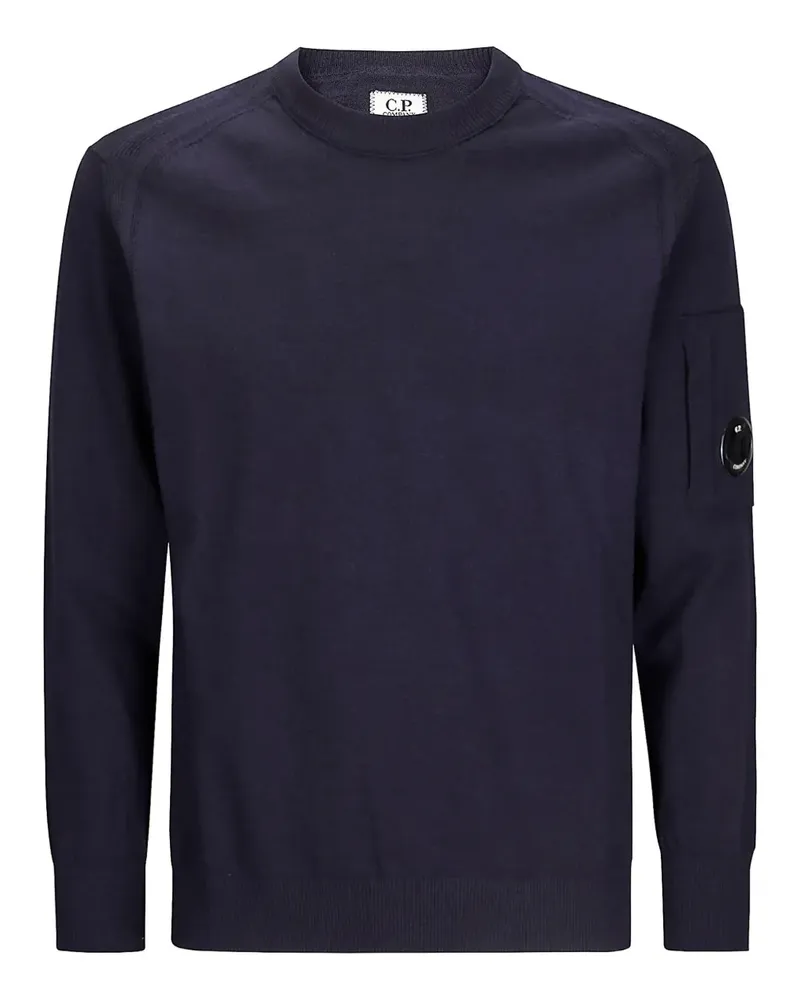 C.P. Company Pullover mit Linsentasche - Schwarz Schwarz