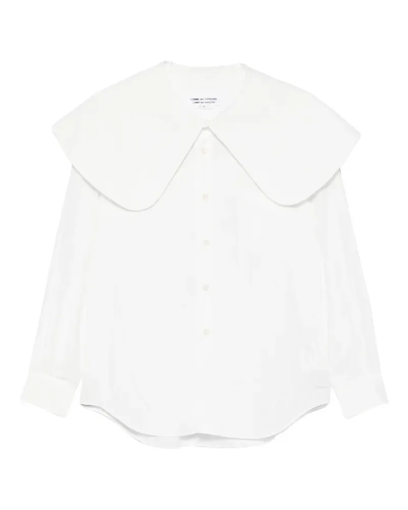 Comme des Garçons oversized-collar shirt - Weiß Weiß