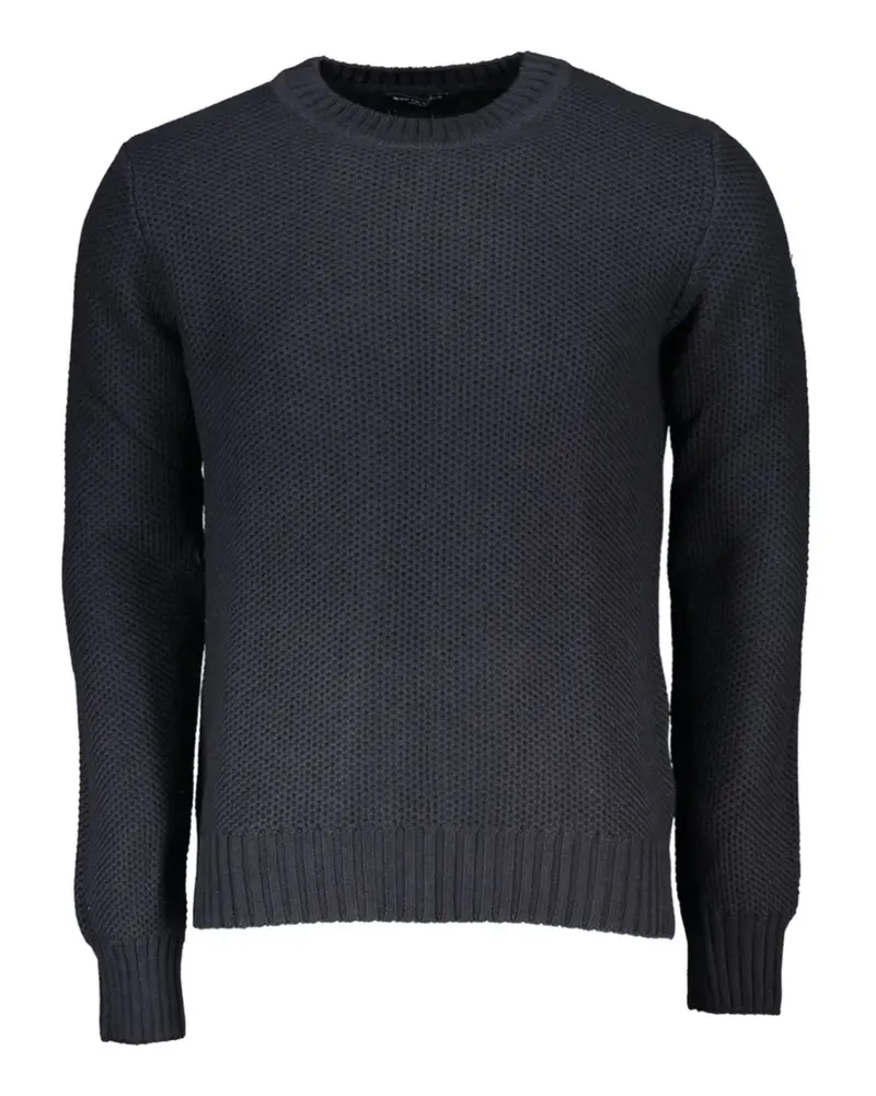 North Sails waffle-knit cotton sweater - Blau Blau