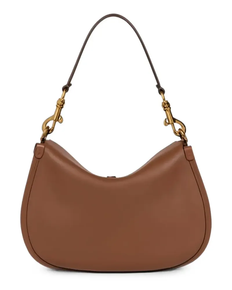 Etro Pony Schultertasche mit Schnallenverschluss - Braun Braun