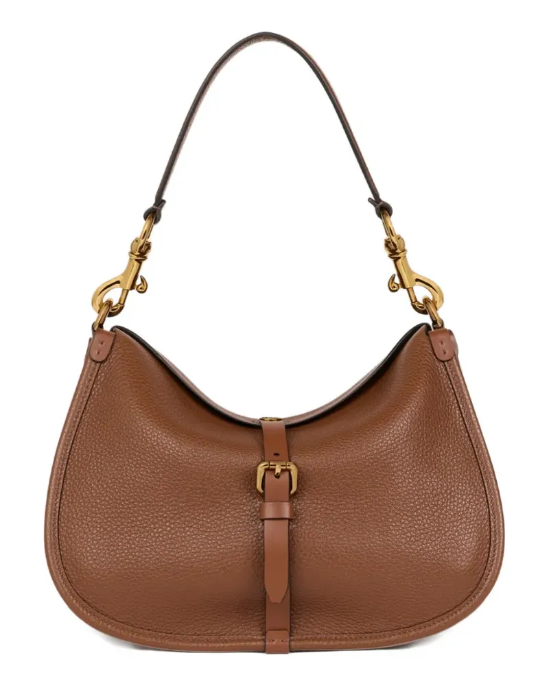 Etro Pony Schultertasche mit Schnallenverschluss - Braun Braun