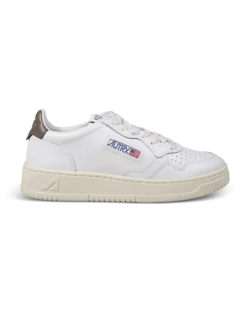 AUTRY perforated leather sneakers - Weiß Weiß
