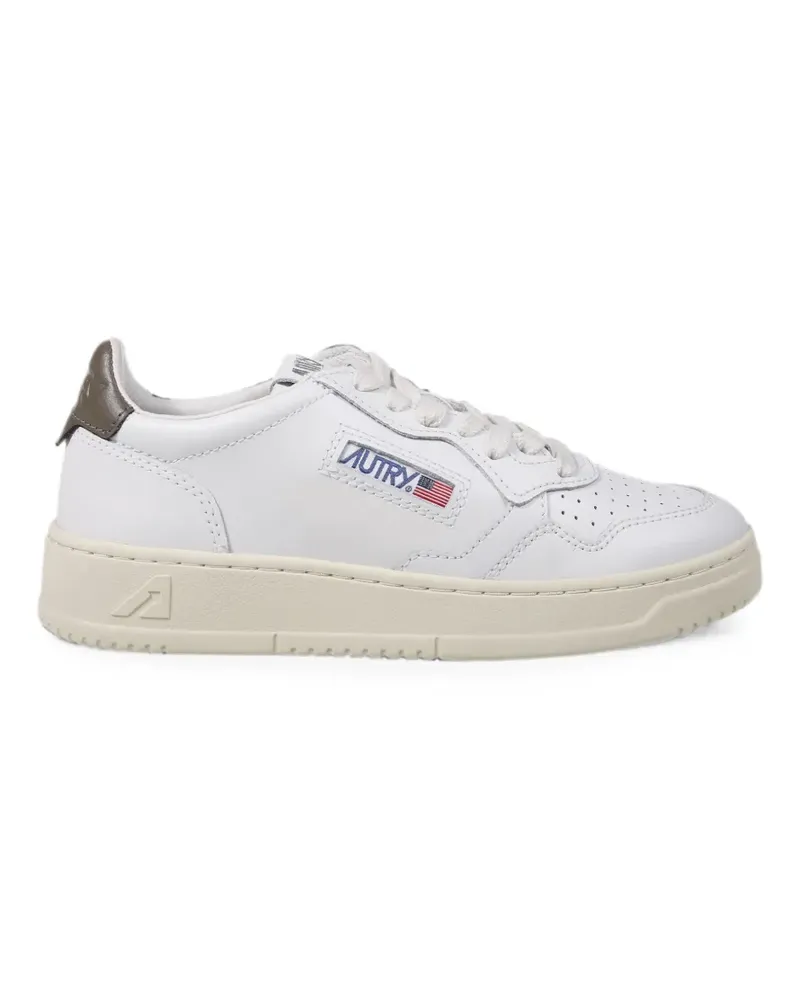 AUTRY perforated leather sneakers - Weiß Weiß