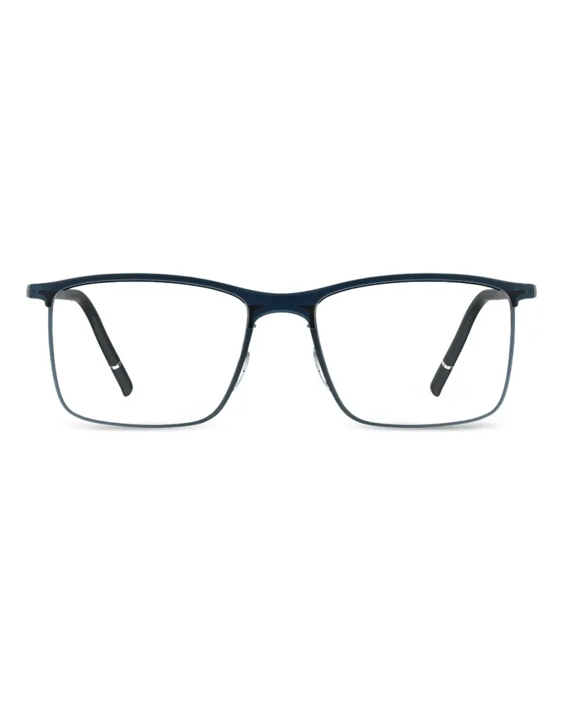 Silhouette Balanced Fusion Brille mit eckigem Gestell - Blau Blau