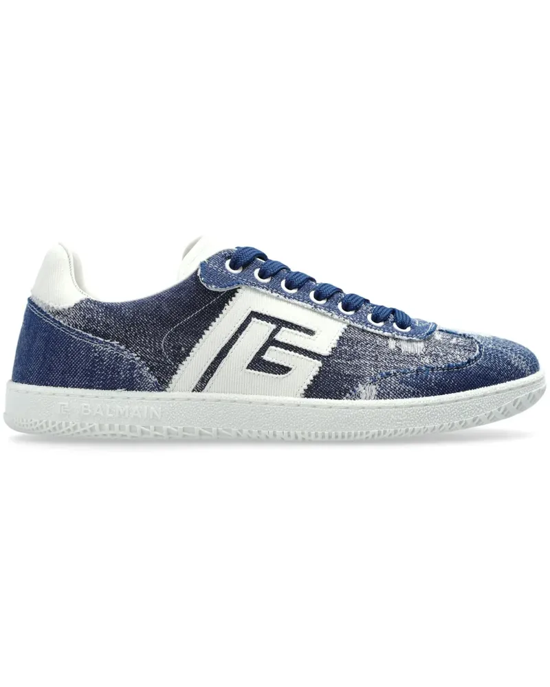 Balmain Swan Sneakers - Blau Blau