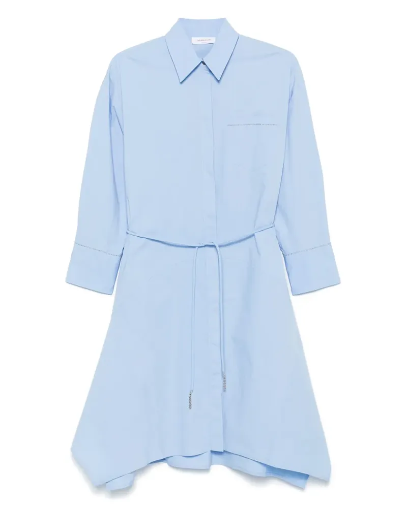 Fabiana Filippi Kleid mit Kettenborten - Blau Blau