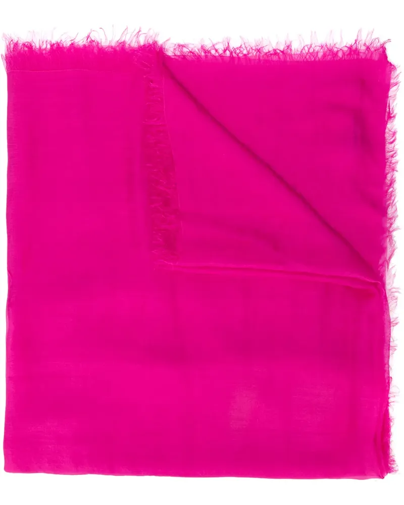 Faliero Sarti Leichter Seidenschal - Rosa Rosa