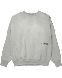 PURPLE BRAND Wordmark Sweatshirt Grau