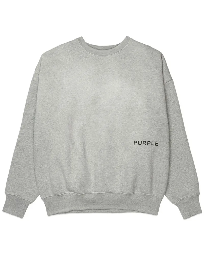 PURPLE BRAND Wordmark Sweatshirt Grau