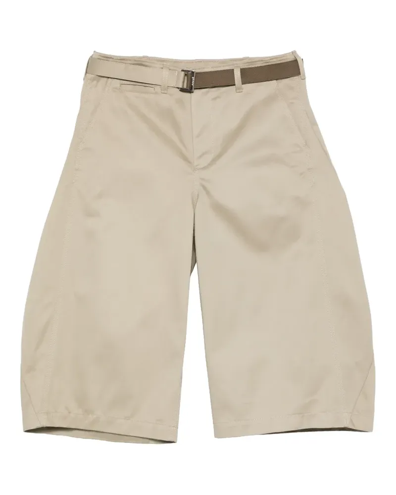 Sacai Hose mit Gürtel - Nude Nude