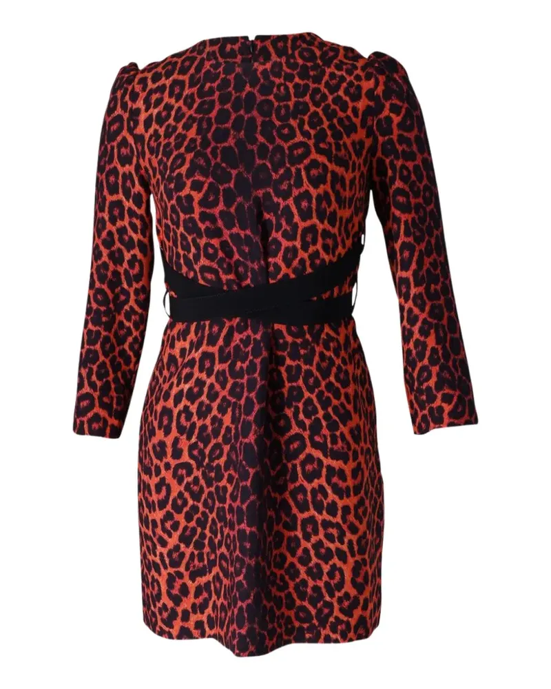 Victoria Beckham animal-print mini dress - Rot Rot
