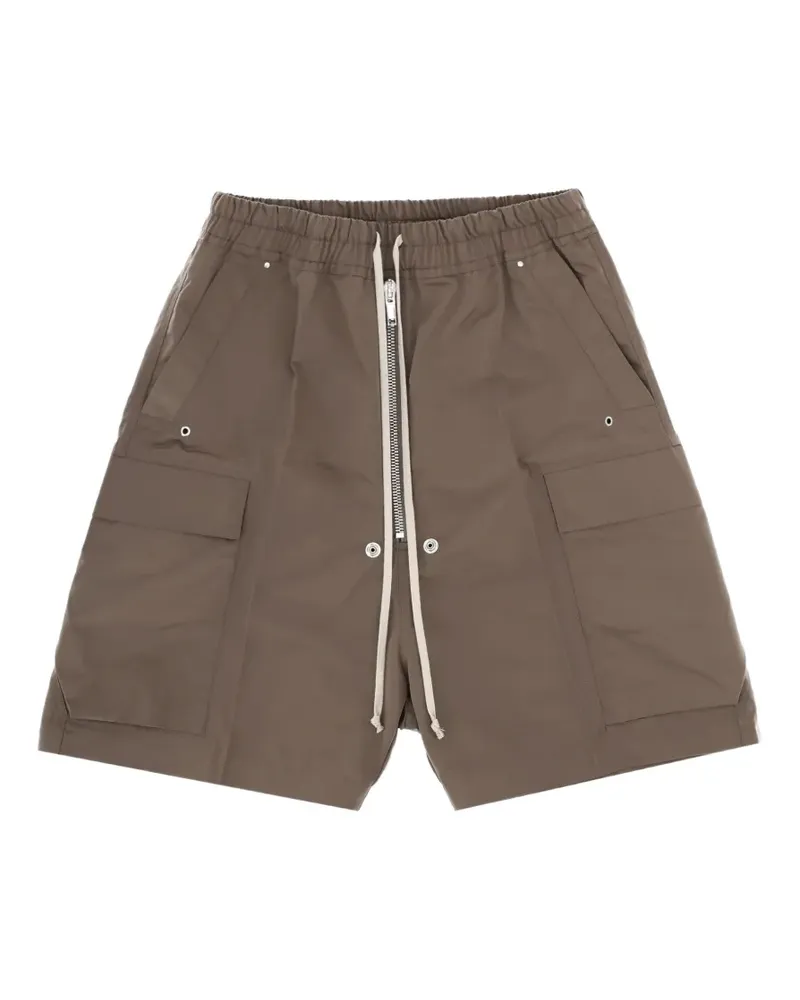 Rick Owens Cargobela Cargo-Shorts mit Reißverschluss - Braun Braun