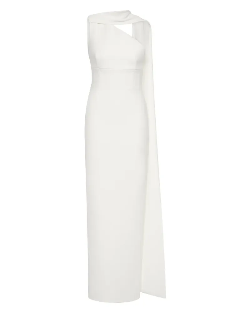 Rachel Gilbert Asymmetrisches Abendkleid - Weiß Weiß