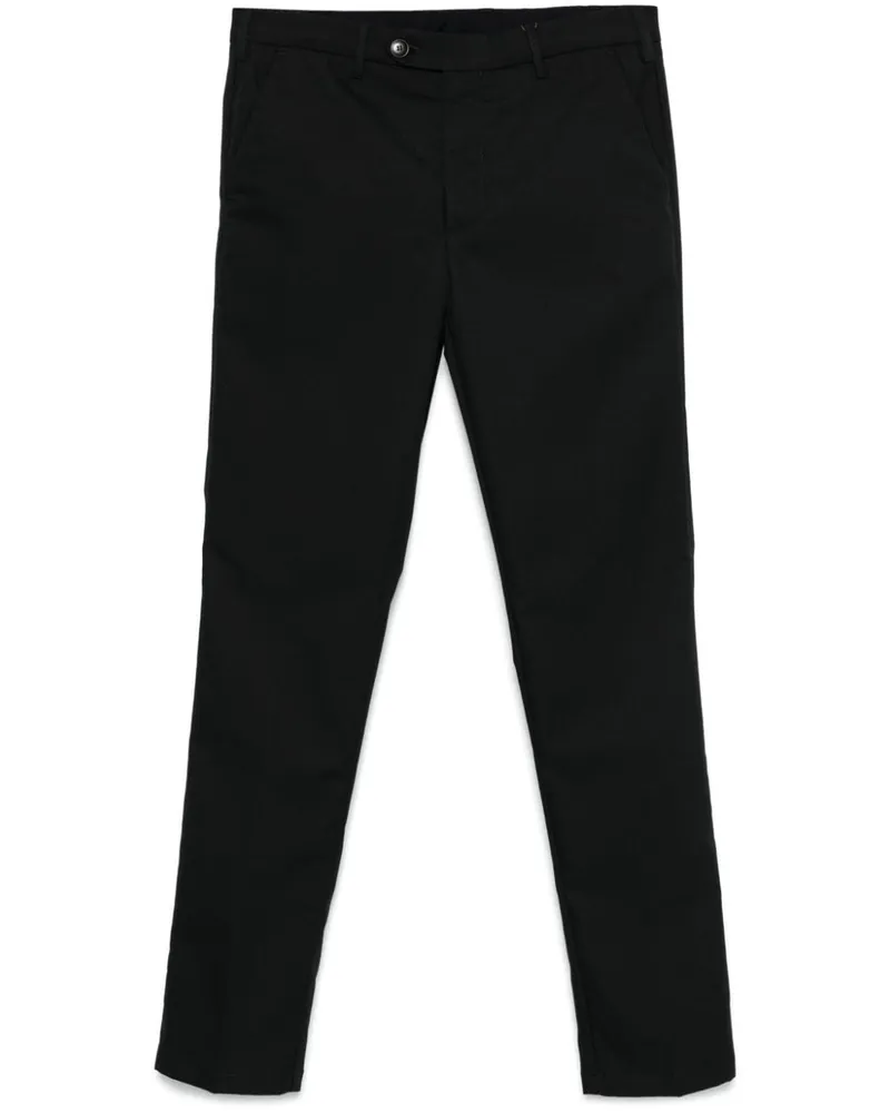 Canali Klassische Hose - Schwarz Schwarz