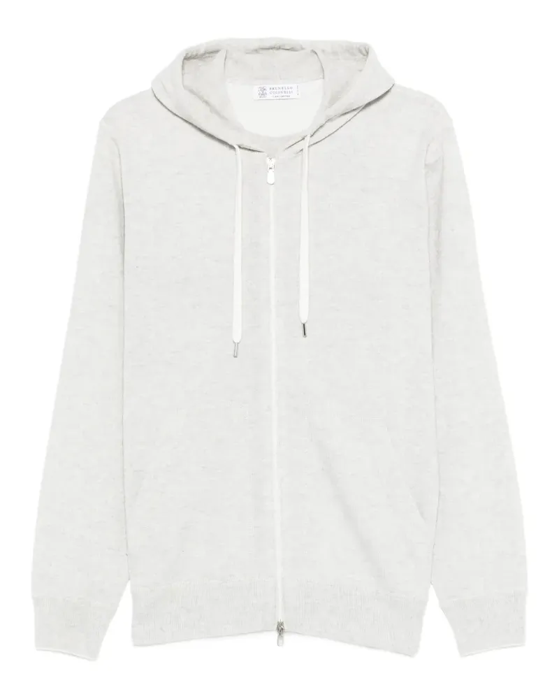 Brunello Cucinelli zip-up hoodie - Grau Grau