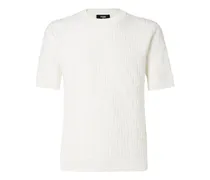 Pullover mit FF-Muster - Weiß