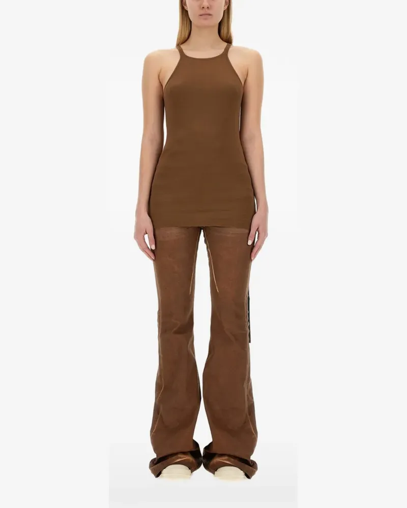 DRKSHDW by Rick Owens raw-hem tank top - Weiß Weiß