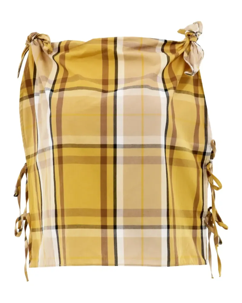 Sea Copeland plaid top - Gelb Gelb