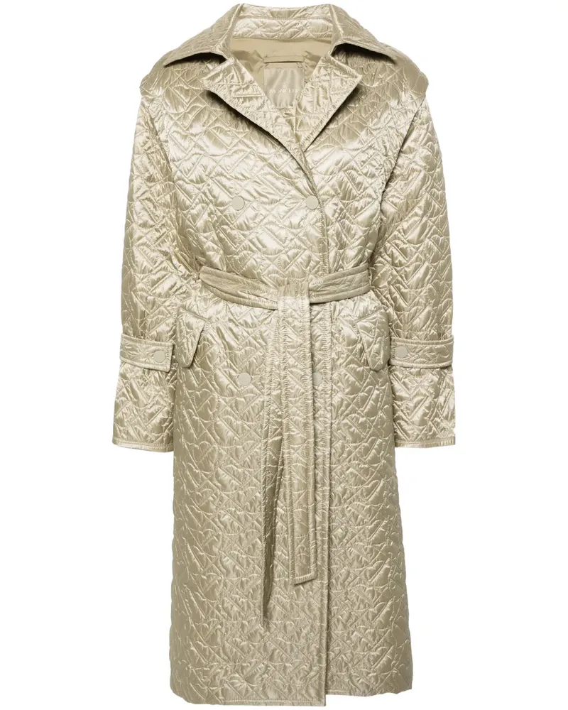 Moncler Wattierter Samare Trenchcoat - Grün Grün
