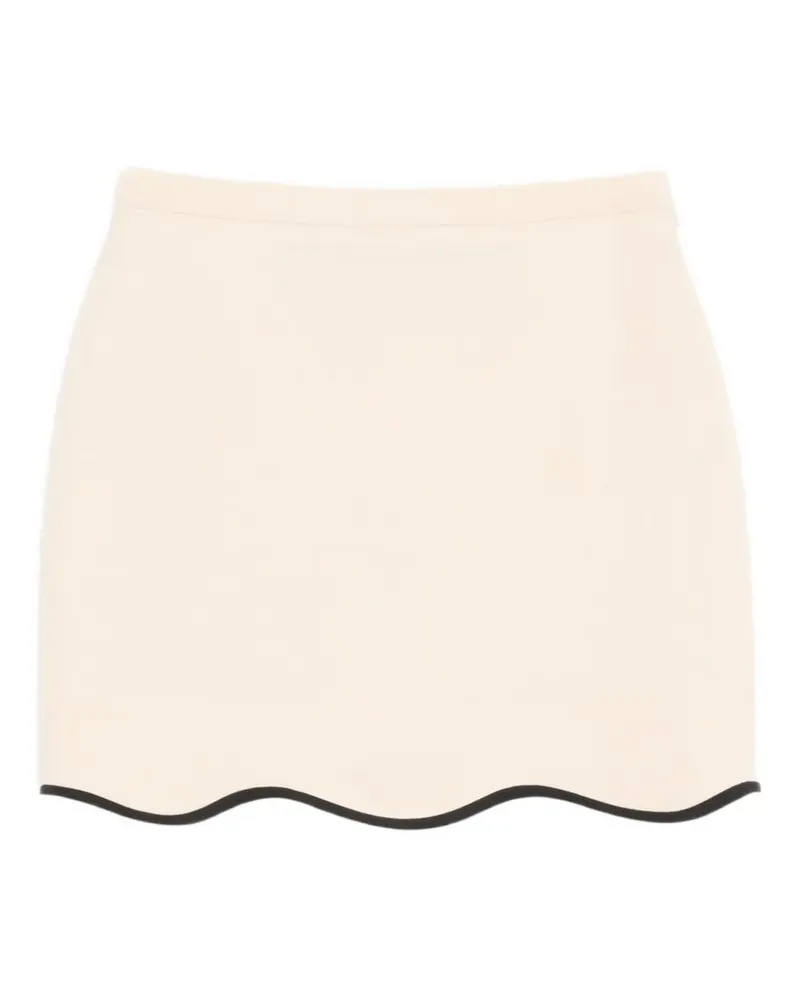 Valentino Garavani mini mini in Crepe Couture skirt - Nude Nude