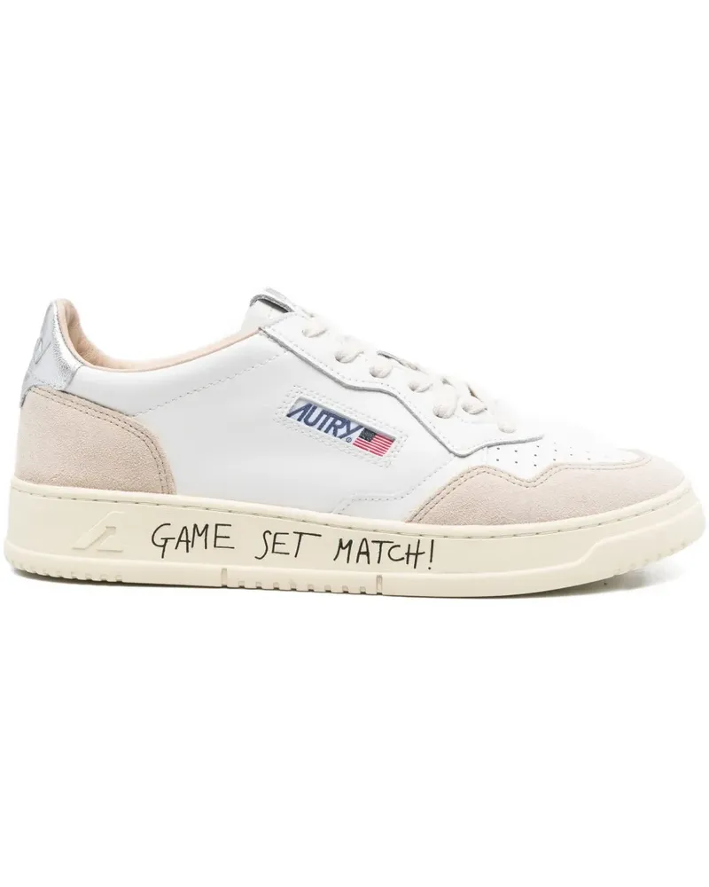 AUTRY Medalist Sneakers mit Wildlederbesatz - Weiß Weiß
