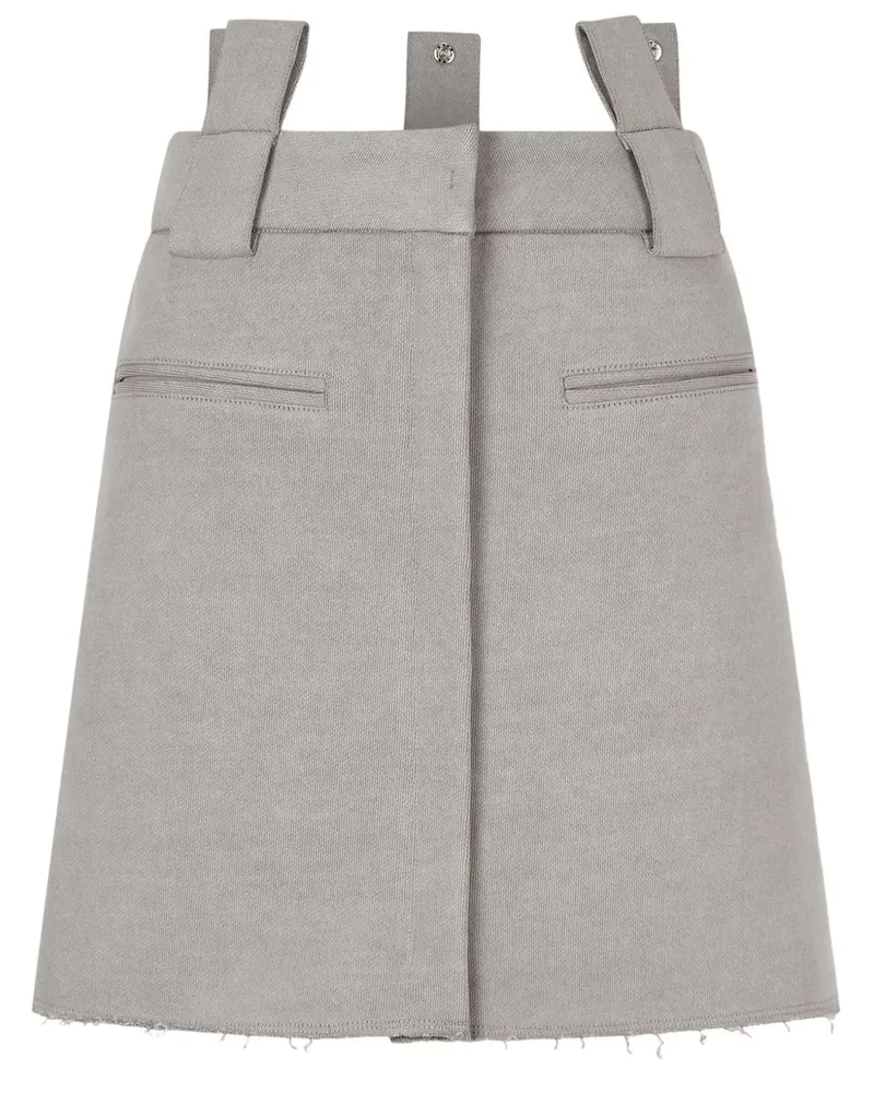 STUDIO TOMBOY Minirock aus Pigment-Jersey - Grau Grau