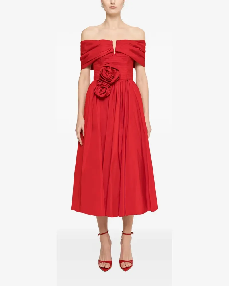NISSA Schulterfreies Kleid - Rot Rot