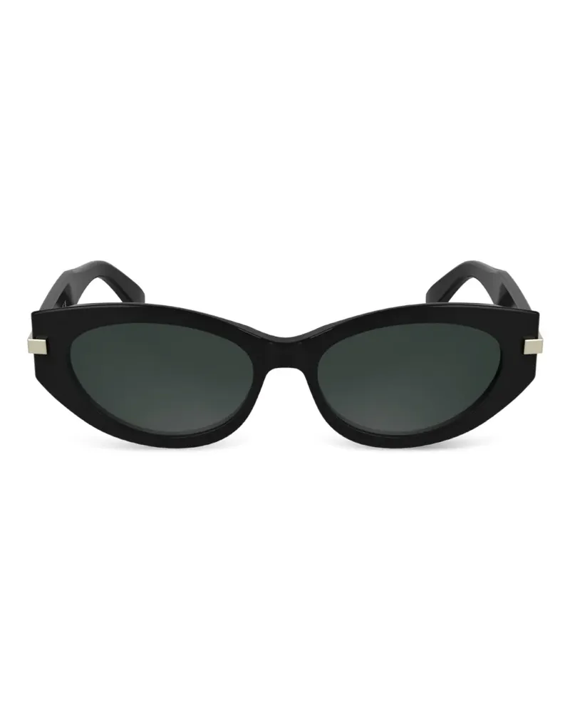 Calvin Klein Sonnenbrille mit Cat-Eye-Gestell - Schwarz Schwarz