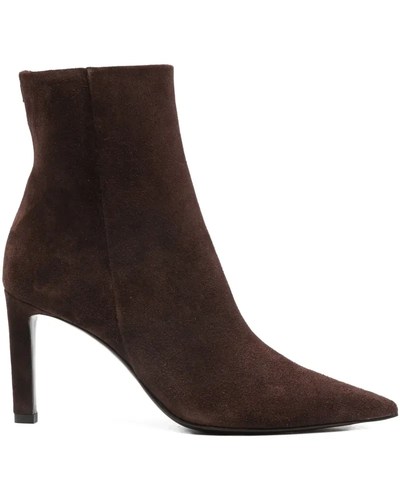 Jimmy Choo Franki Wildlederstiefel 90mm - Braun Braun