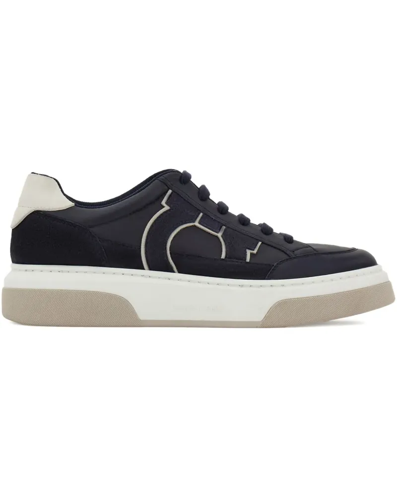 Ferragamo Sneakers mit Wildlederdetail - Blau Blau
