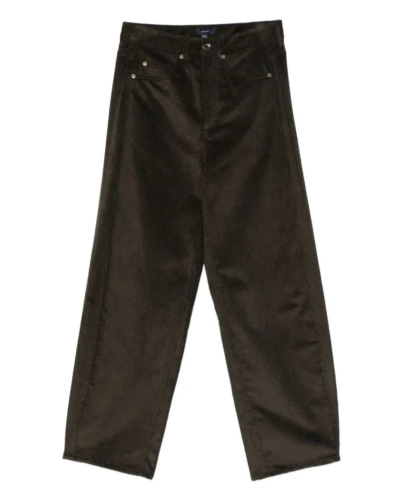 Soeur Straight-Leg-Hose aus Cord - Braun Braun