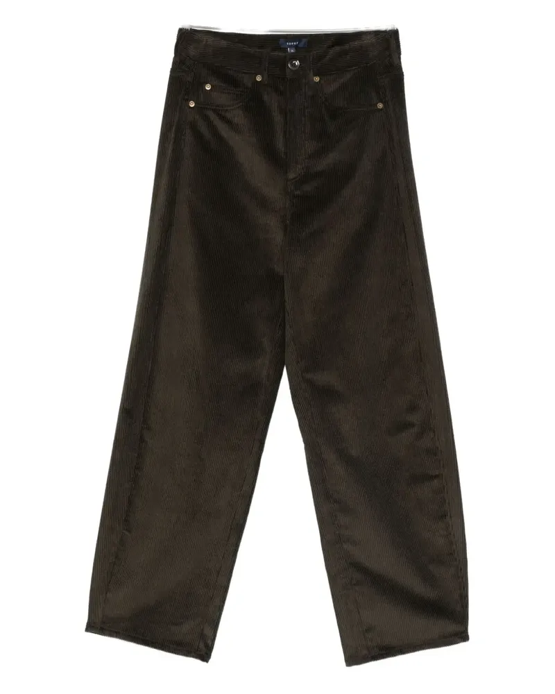 Soeur corduroy straight-leg trousers - Braun Braun