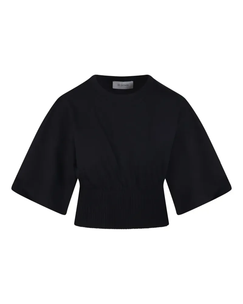 SPORTMAX Cropped-Top - Schwarz Schwarz