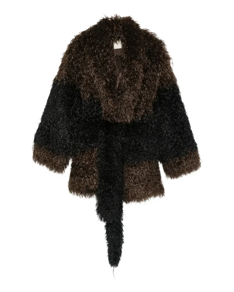 Entire Studios Juno Mantel aus Faux Fur - Braun Braun