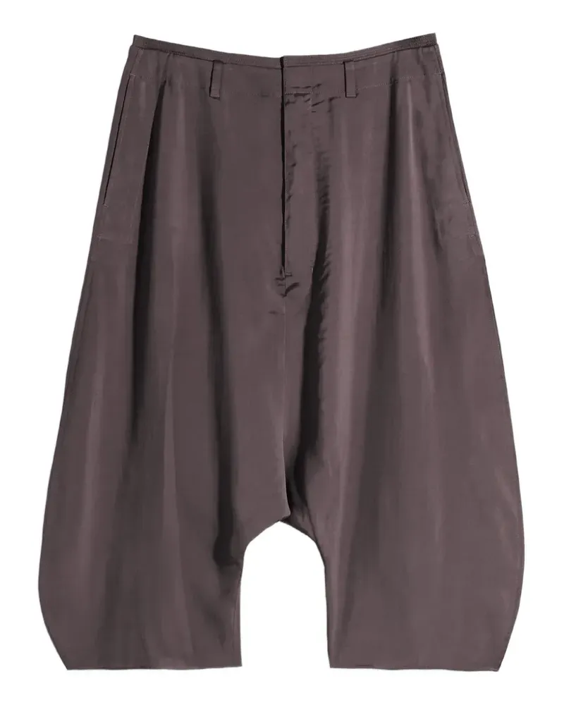 Christophe Lemaire Bermudas mit Falten - Braun Braun